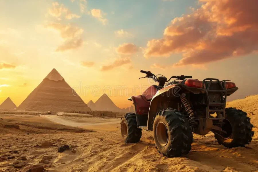 Pyramids Quad Bike & Camel Adventure: Your Giza Combo Tour!